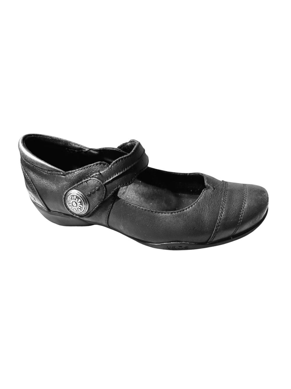 Taos Black Leather Mary Jane Comfort Walking Shoes Women’s Size 9